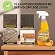 PIPIHUA Holzpflege Orangenöl, Holzpolitur für Glanz und Schutz, Holzpflege und Möbelpflege, Möbelpolitur für Schränke Tische Böden 500ML