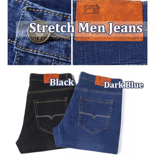 Men's Stretch Relaxed Fit Straight Leg Jean 29-502