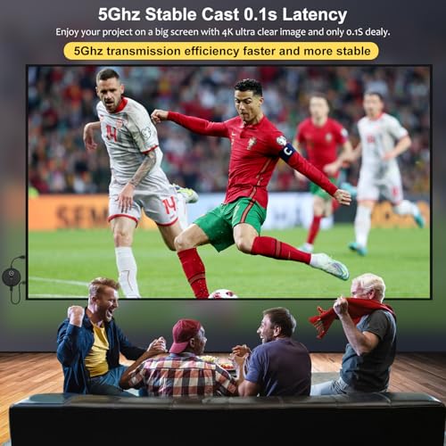 Wireless HDMI Sender und Empfänger.1 Sender und 4 Empfänger.Erweitert gleichzeitig den Projektionsbildschirm von Mehreren Handys,Laptops,Kabelboxen,Camcordern auf TV oder Projektor. – Bild 6