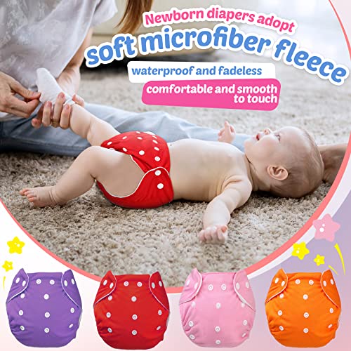 image for Treela 18 Pcs Baby Cloth Diapers Adjustable Reusable Cloth Diapers One