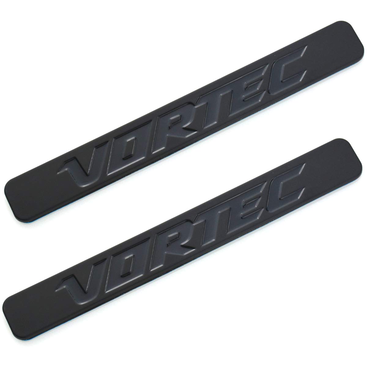 Aimoll 2pcs Vortec Emblems, Badges Replacement for Chevrolet 2500hd GMC Sierra Silverado Gm Truck Liter Badges (Black)