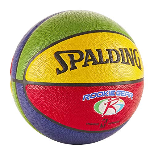 image for Spalding NBA Rookie Gear Multi Color Youth Indoor-Outdoor Basketball 2