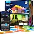 Govee Outdoor LED Strip Lights, 32.8ft Smart Outdoor Lights Work with Alexa and Google Assistant, App Control, IP65 Waterproof, RGBIC Outdoor Lights for Patio, Eave, Christmas Decorations