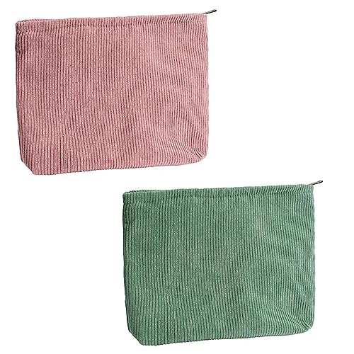 Boutihao 2 Stück Reise Kosmetiktasche Makeup Organizer, Damen...