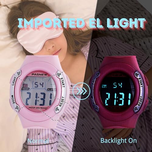 CakCity Waterproof Sport Women's Digital Chronograph Silicone Strap Watch Unisex Wristwatch2
