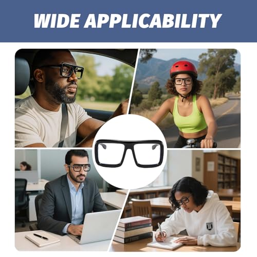 wilcractk Hornbrille Schwarze Nerd Fake Brille Ohne Stärke Mit Blaulichtfilter Blue Light Glasses Modisches Eckiges Design Schwarz Für Damen Herren Alltag Cosplay Bühne Party