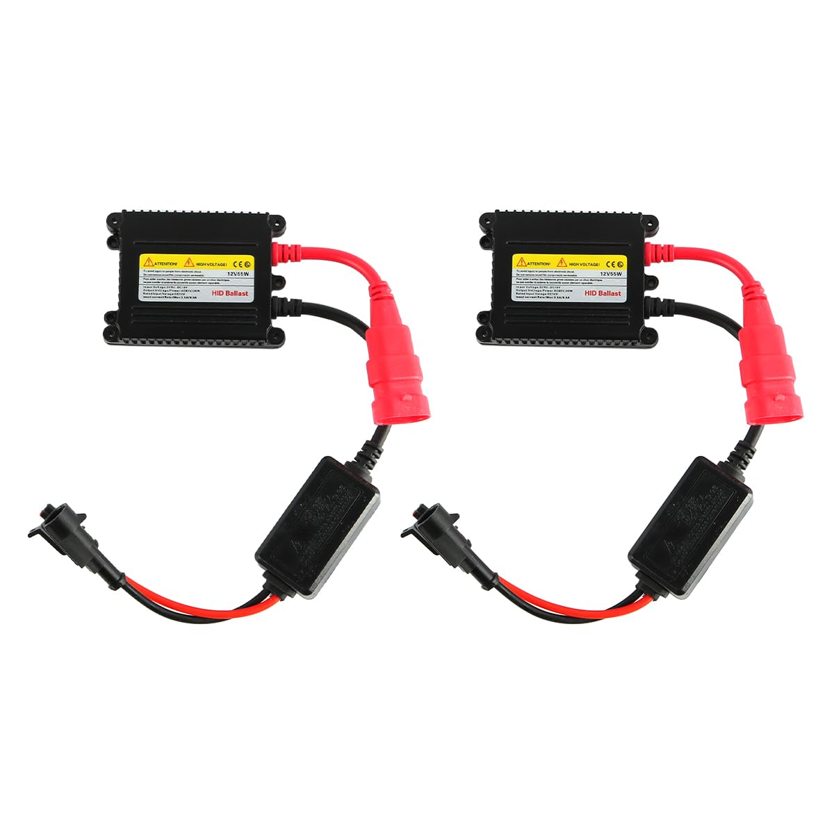 Laroal 2PCS Ballast 12V 55W Automotive Headlight Stabilizer for H1 H3 H4 H7 H8 H9 H10 H11 H13 9004 9005 9006 9007 5202 880