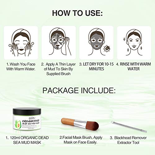 Pop Modern.C YOUZHI-16 Clay Mask Avocado Dead Sea Mud Stick Mask Natural Organic Green Tea Mud Mask Deep Cleansing Blackhead Removal Face Mask Nourishing Hydration Facial Mask thumb #6