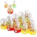 Ulikey 16 Pcs Mini Basketball, Flipper Basketball, Mini Schießspielzeug, Desktop-Kinderspielzeug, Kleines Spielzeug Korbwurf, Kinder Geburtstag Mitgebsel (Bunt)