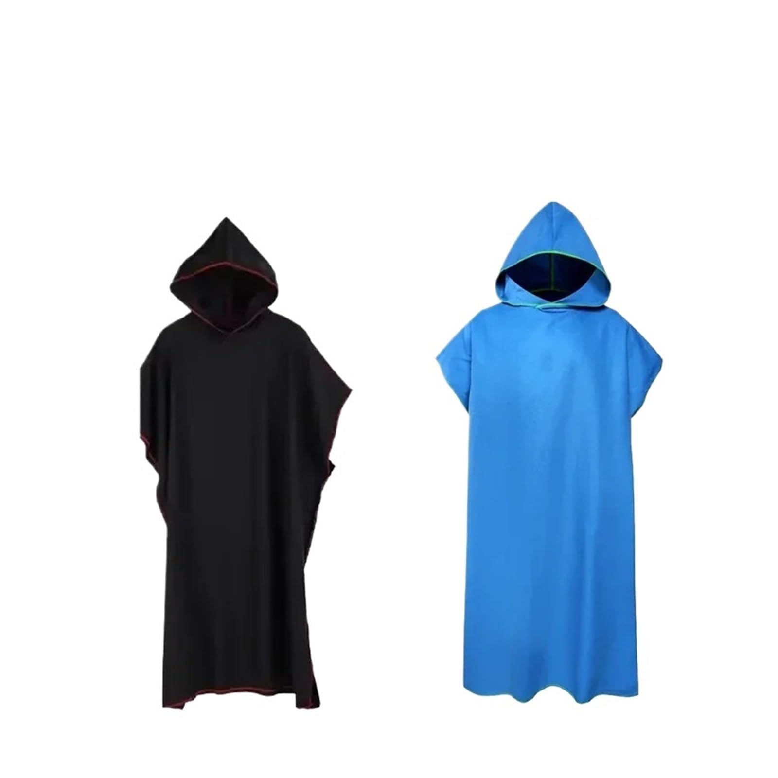 CHTKAGV Microfiber Hooded Towel Quick Dry Changing Robe Cape for Swim, Beach, Travel, Surf, and Sauna(2IN1-A)