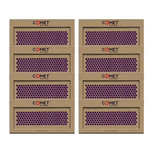 Image of Comet Busters Round Velvet Bindi for Women (BF-1) (Purple-4mm) (Pack of 10)