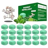 Mouse Rodent Repellent, 24 Pack Peppermint Oil to Repel Mice and Rats– Works for Mice Repellent, Squirrels & Pests, Indoor/Outdoor Use, Safe for Homes & Pets