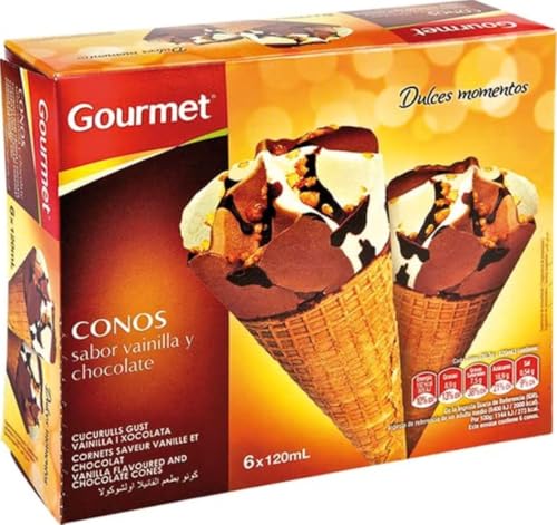 Marca Blanca - Gourmet Cono Vainilla y Chocolate, 720ml