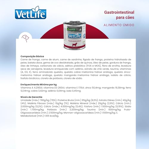 Farmina Vet Life Pastete Hundefutter (Nassfutter, mit Antioxidantien, ohne Gentechnik, erstellt zusammen mit der Fakultät für Tierernährung der Universität von Neapel, Portionsgröße: 300 g)
