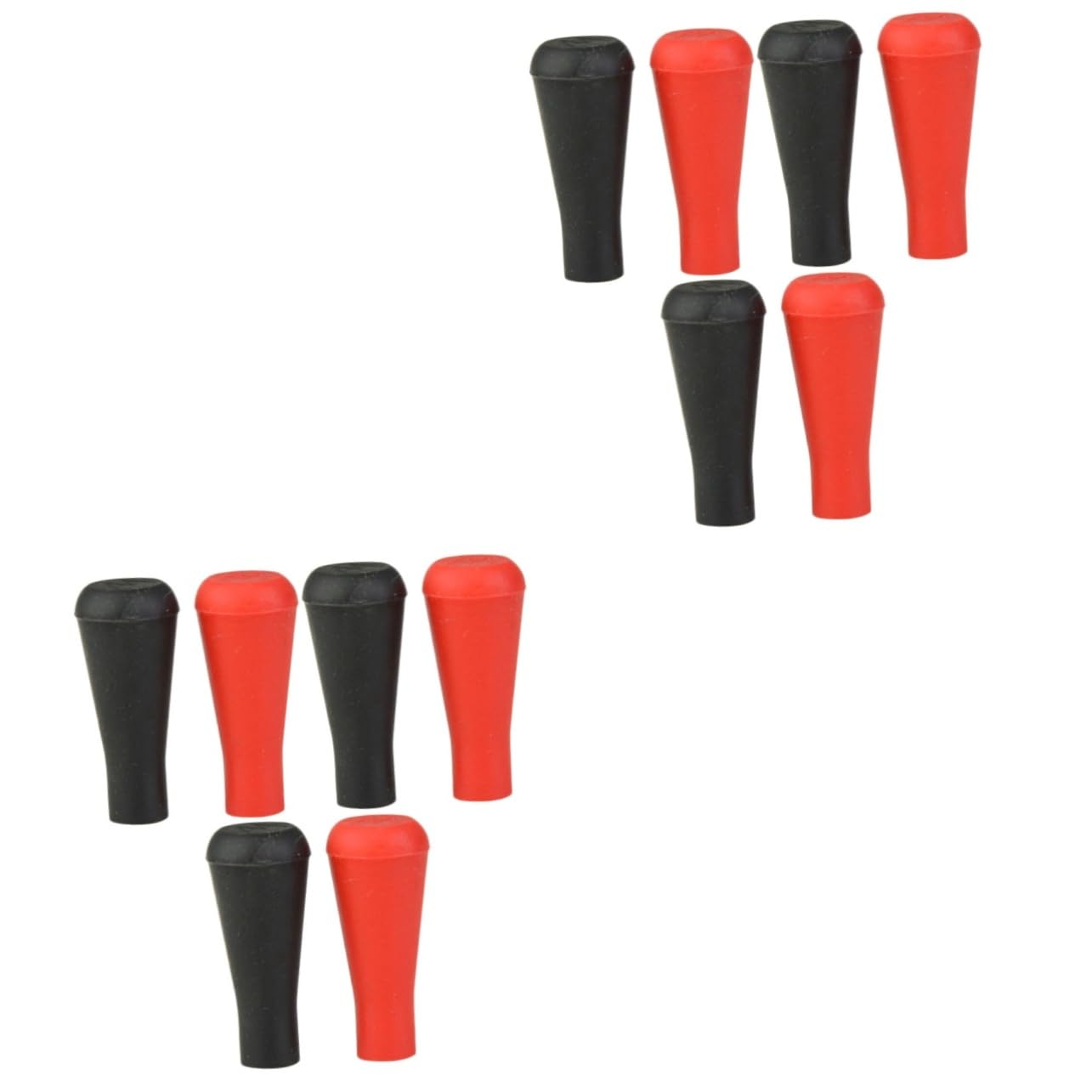 Sosoport 12 Pcs DIY Kids Archery Kit 6mm Random Color Plastic Arrow Heads Safe Kids Arrow Set