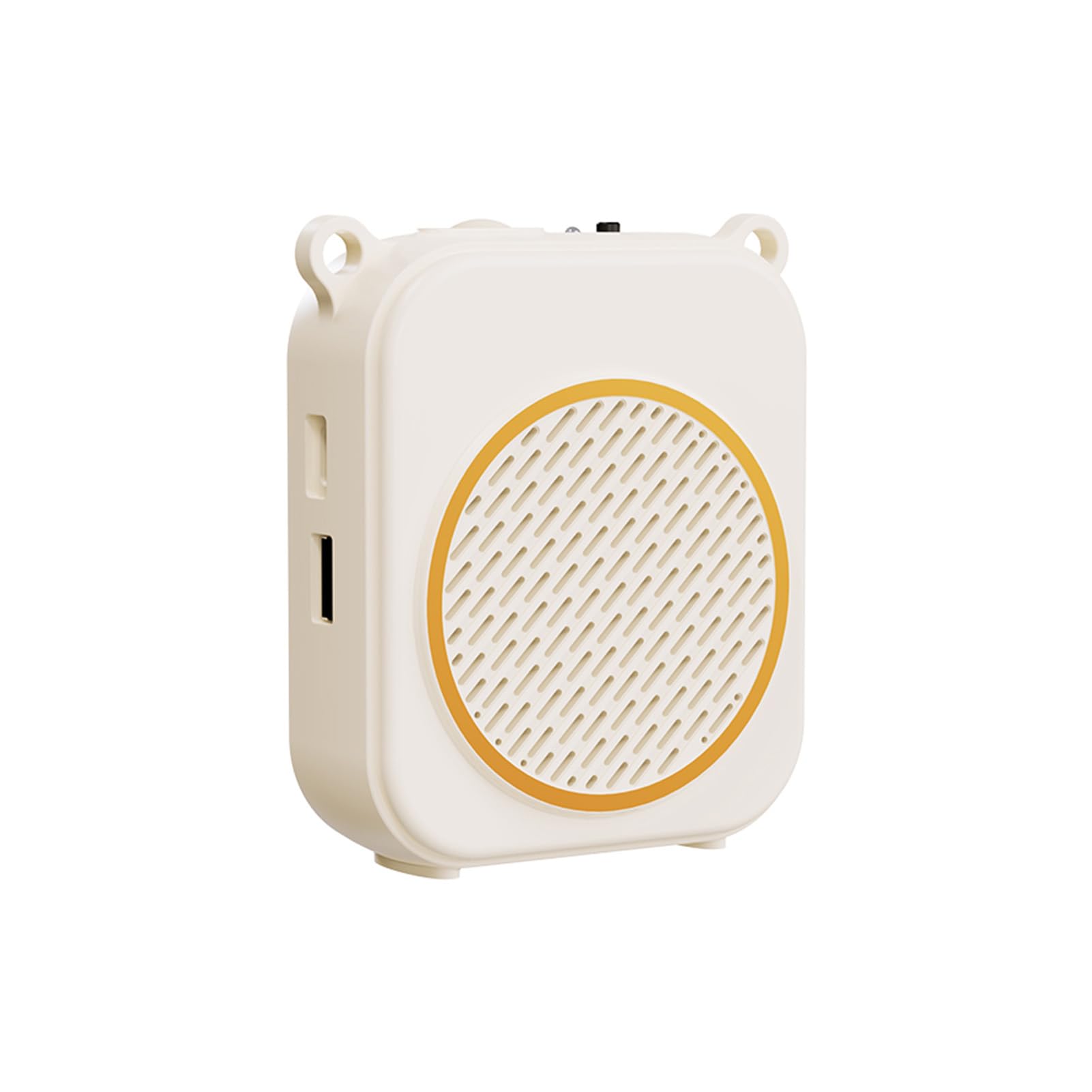 Bnineteenteam Amplificador de Voz con Micrófono para Auriculares, PA Portátil, Potencia Máxima de 10 W, Batería de Larga Duración para Profesores y Actividades Al Aire Libre (White)