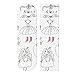 33.1x9.1 pulgadas Deporte al aire libre Cinta de agarre para patineta de colores Princesa Tiara Corona Cuaderno Doodle Imprimir Etiqueta impermeable para longboard para tabla de baile Cubierta de tab