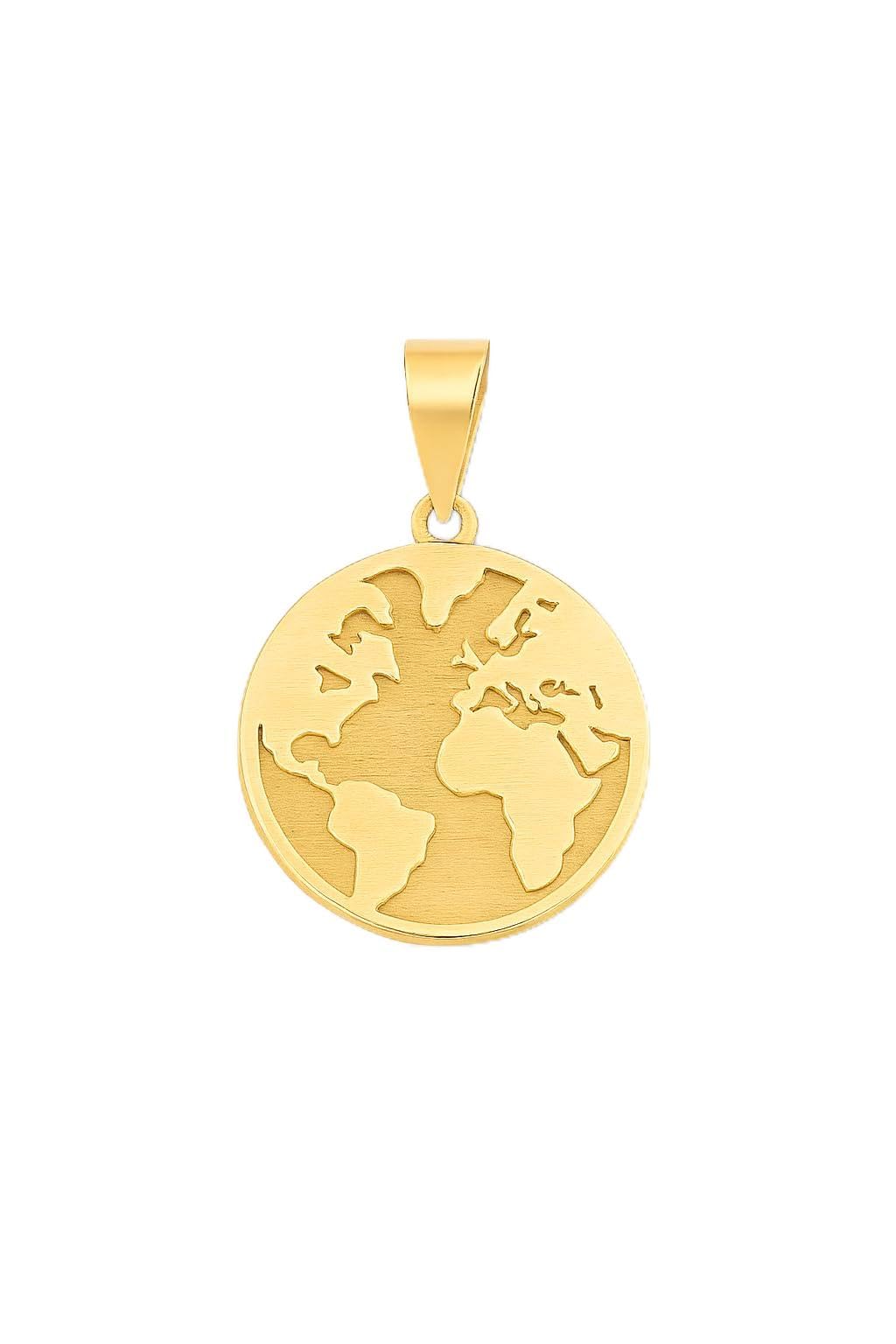 Rodium Goldanhänger 585, 14 Karat, Gelb- und Weißgold