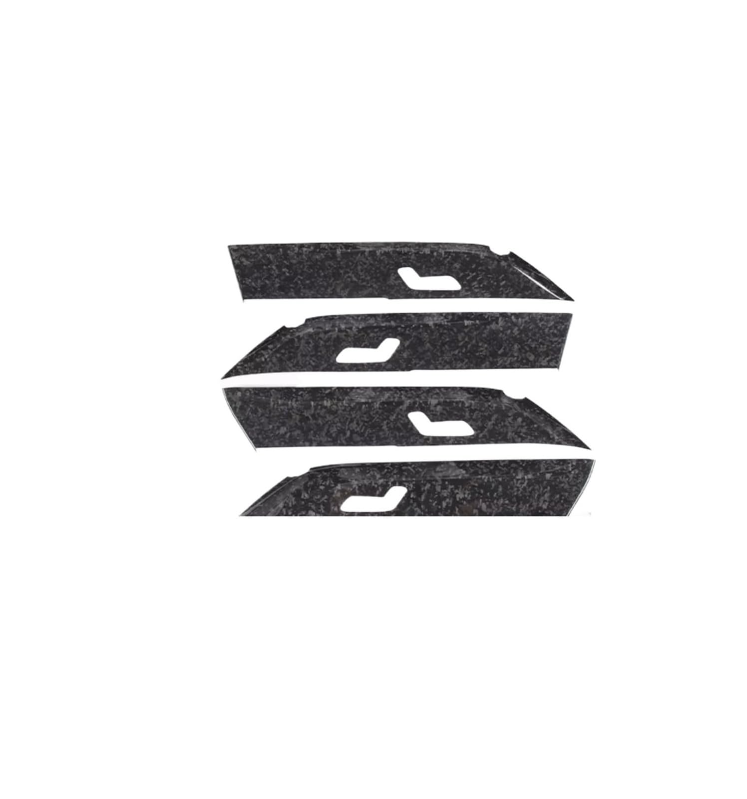 Amxaqjc Car Interior Moulding Trim for Land for Rover for Range for for Vogue L460 2023 Accessories Carbon Fiber Car Interior Door Handle Panel Cover Trim(Forged Textures)