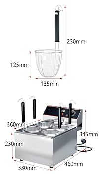 Amazon | TAYTHIデスクトップ麺調理機ゆで麺器 麺茹で器 ゆで