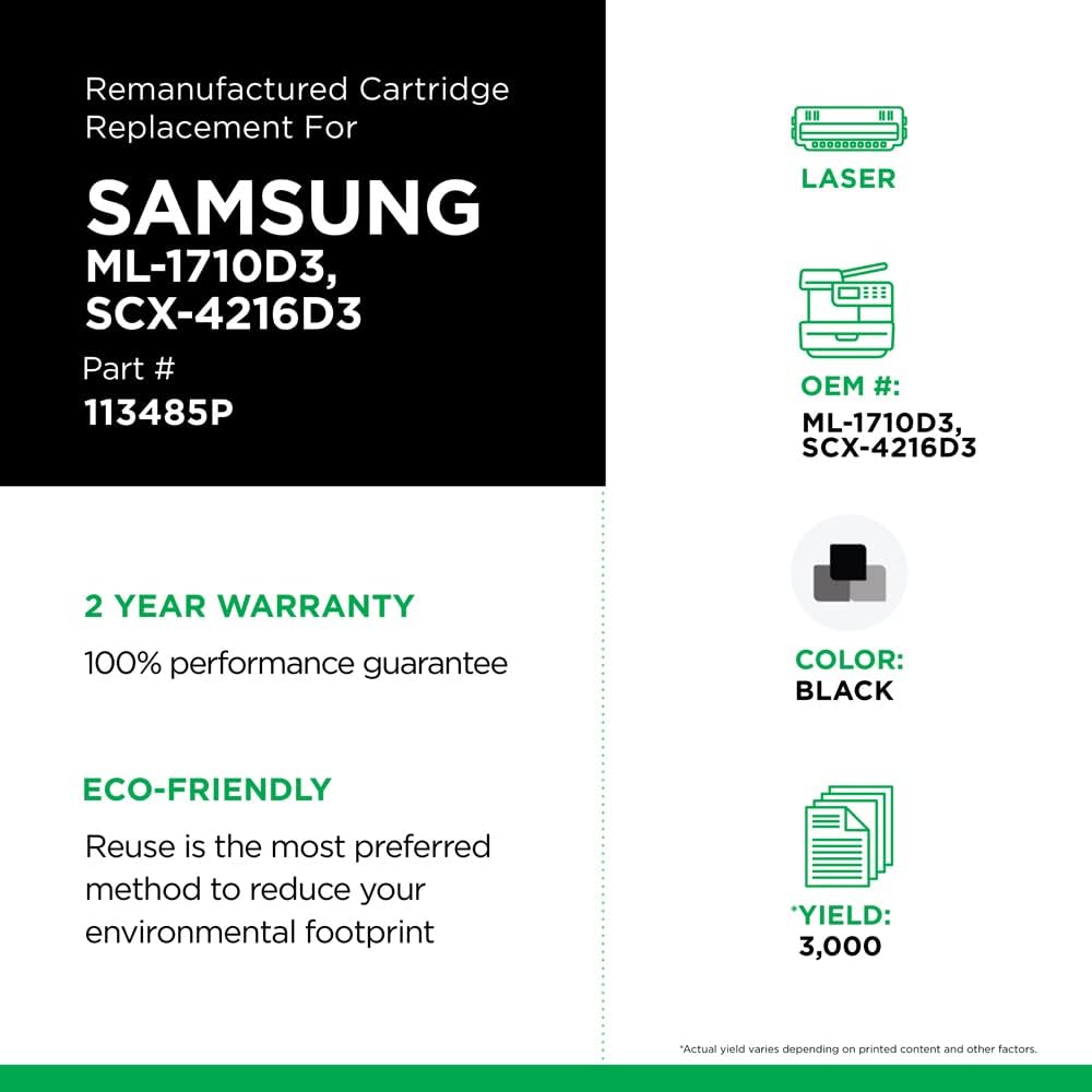 Flаѕh Dеаlѕ - 60% оƒƒ Clover Remanufactured Toner Cartridge for Samsung ML-1710D3, SCX-4216D3 | Black