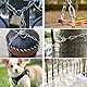 MIVIDE 2stk. Edelstahlkette, 5m Ø 3mm Metallkette Meterware, Korrosionsschutz & Rostbeständiger Kette für Aufhängen von Zäunen, Hundekette, Schwenkkette, Trocknen der Wäschekette (Silber)