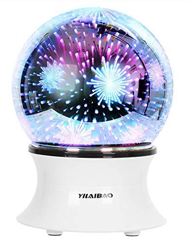 Starry Night Light Projector for Kids, 3D Baby Sky Fireworks Night Light