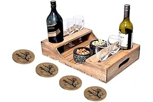 ARTISTIC (TM) Wine Bottle serving tray: A Sophisticated and User-friendly Serving Accessory