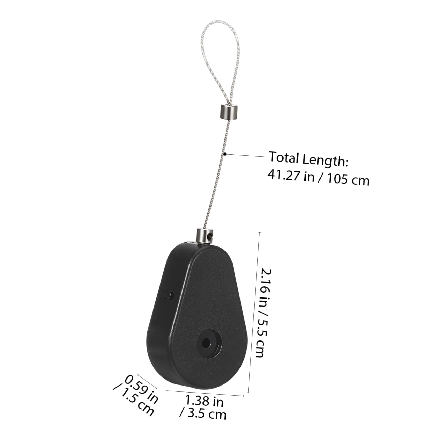 Cabilock Retractable Cable Tether Case Automatic Take-up Reel Steel Wire Lanyard Cable Management for Safe Merchandise
