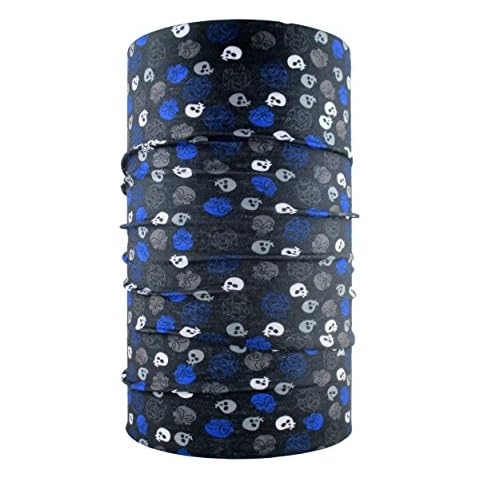HeadLOOP Multifunktionstuch Totenkopf Schlauchtuch Schal Halstuch Kopftuch Microfaser Cover