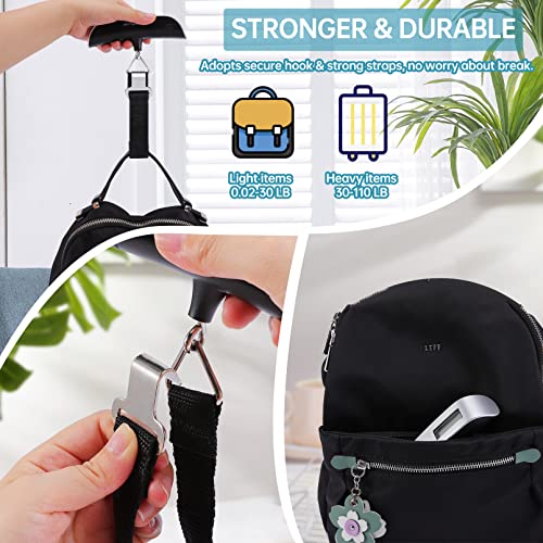 Digital Luggage Scale,3 Pack Luggage Weight Scale,110LB Handheld Digital Hanging Scales,Baggage Scale with Backlit LCD… - Image 6