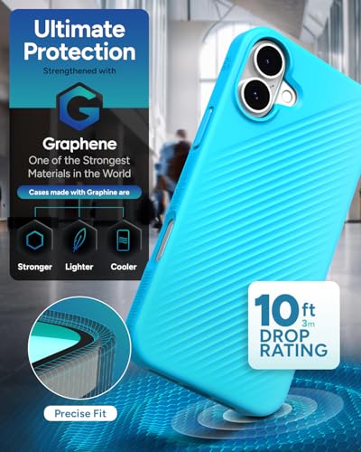 Coque iPhone 16 Plus ZAGG évitez les bris d'écran avec le graphène antichoc - 4