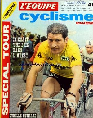 Cyclisme - CYCLISME TOUR DE FRANCE calendrier des ptt 1974 MERCKX EN JAUNE