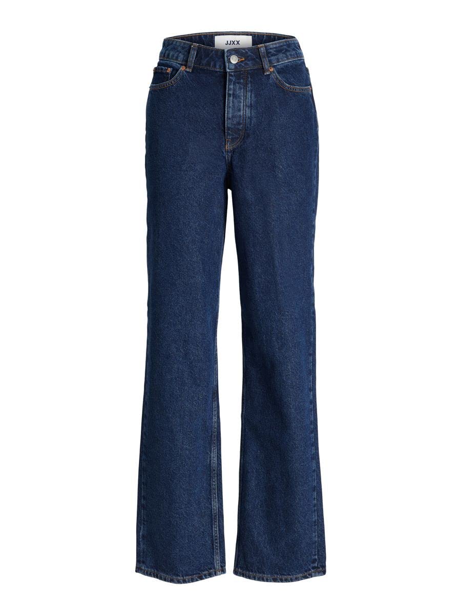 JJXX Jack & Jones Women's JXSEVILLE Loose MW NR5001 NOOS Jeans, Dark Blue Denim, 31/32