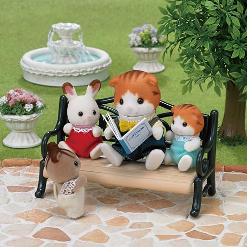 EPOCH Sylvanian Family Doll Maple Cat Family FS-30 miniatura 4