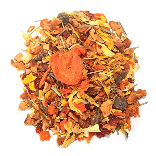 Tee-Express "Pfirsich-Apfel-Karotte" Früchtetee mit Pfirsich-Apfel-Karotte-Geschmack - loser Tee (1000g) Cover