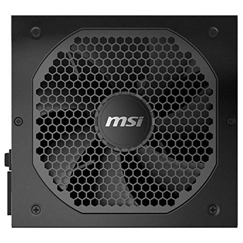 Image of MSI MPG A750GF Gaming Power Supply - Full Modular - 80 Plus Gold Certified 750W - 100% Japanese 105C Capacitors - Compact Size - ATX PSU