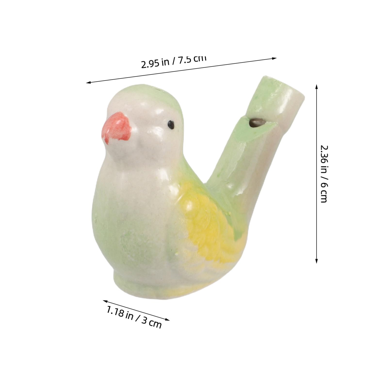 ULDIGI 4Pcs Ceramic Water Bird Whistles with Hanging Rope for Birthday Parties Easter Celebrations and Outdoor Fun