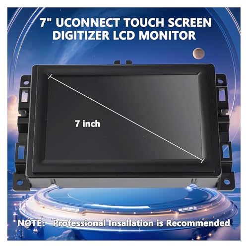 Image of New Replacement 7 inch Uconnect LCD Display with Bracke LCD Monitor Digitizer Radio Navigation Fit for Jeep Compass 2017-2020 TDO-WXGA0700K00033-V2 TDO-WXGA0700K00057-V1 LMB-K00057BL