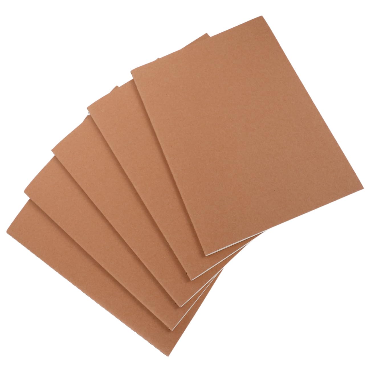 Angoily Cuaderno de Bocetos en Blanco, 5 Unidades, 36 Hojas por Libro, Papel para Dibujar y Escribir, Adecuado para Estudio y Borradores