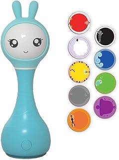 Alilo Intelligent Baby Rattle Baby Dolls Baby Smart Bunny R1 (Blue)