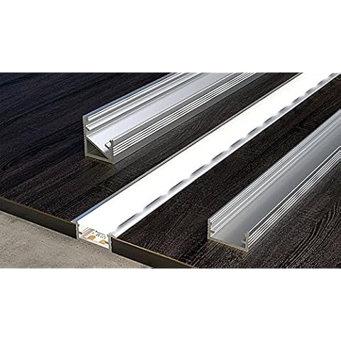 TMW Profiles 1 Meter Aluminium Channel for LED Strips Cover