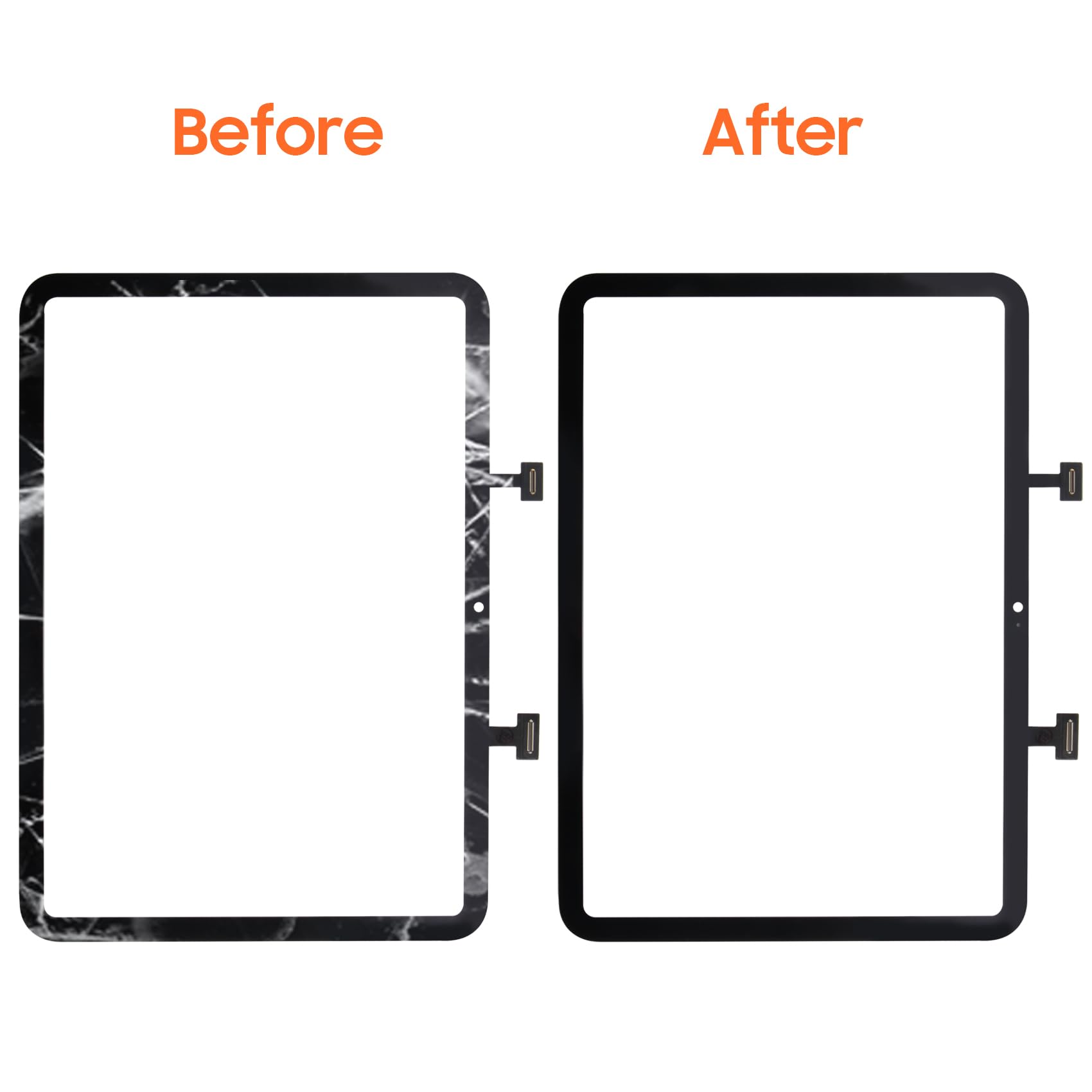 Pantalla táctil para iPad 10 2022 de 10,9 pulgadas de repuesto para iPad de 10ª generación A2696 A2757 A2777 digitalizador pantalla táctil juego de reparación de pantalla negra