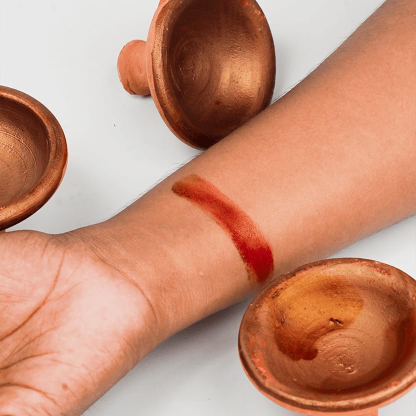 Image of Aker Fassi Moroccan Lip & Cheek Stain | Natural Long-Lasting Tint Clay Pot | Buildable Color for Lips & Cheeks by Bold & Glow