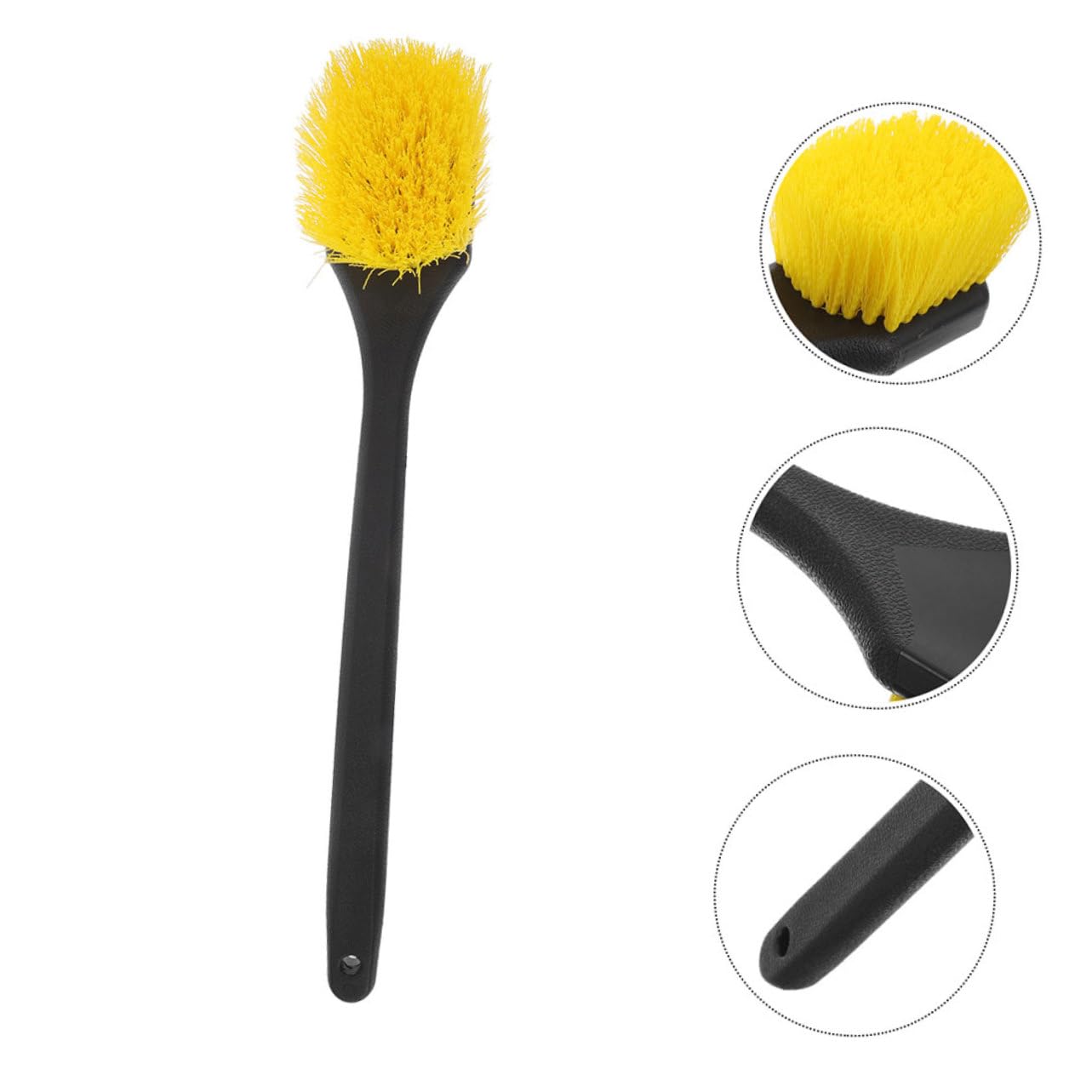 ABOOFAN 2pièces Brosse De Nettoyage pour Roues De Voiture Manche Long Lot pour Nettoyer Jantes Et Pneus De Voiture La Saleté Tenace