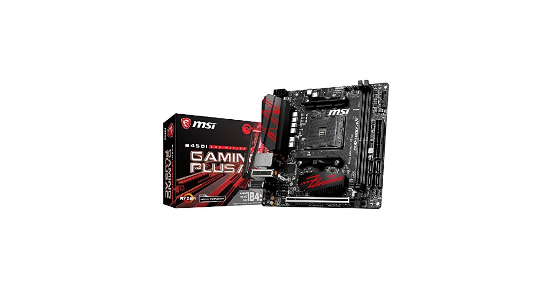 MSI B450i Gaming Plus AC マザーボード + メモリ MSI B450i Gaming Plus AC マザーボード + メモリ