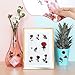 Classicseali 12sheets Rose Stickers, Red Pink Vintage Flower Stickers, Decals for Crafts Scrapbook Supplies Card Making Journaling Water Bottles DIY Crafts Decoration