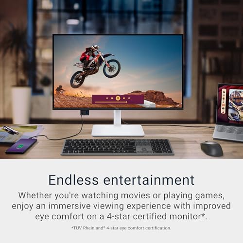 Dell 27 Plus USB-C Monitor - S2725QC, 4K UHD (3840x2160), 120Hz, IPS, 4ms, AMD FreeSync Premium, 99% sRGB, Height Adjust, Built-in Speakers, 2 USB-C, 2 HDMI, 2 USB, 3 Year Warranty - Image 3