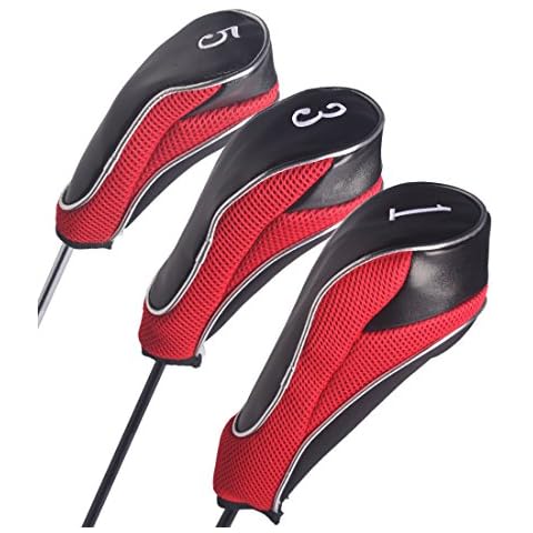 Andux Golf Driver Wood Head Covers Set Cover