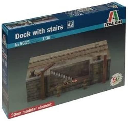 Italeri Models Dock con kit de escaleras (escala 135)